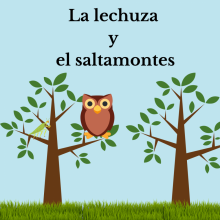 La lechuza y el saltamontes